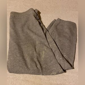 Hanes Premium Sweatpants Adult Medium Gray Paint Stained